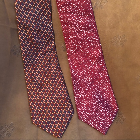 Oscar de la Renta and Christian Dior Luxury traditional  silk ties. - Picture 4 of 16